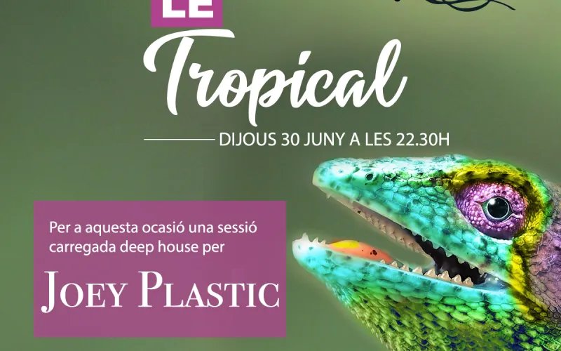 LE TROPICAL amb JOEY PLASTIC 