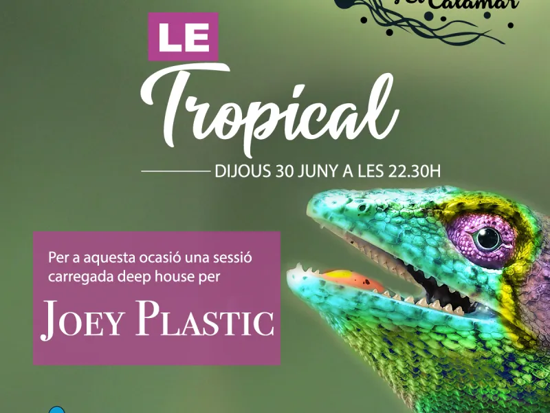 LE TROPICAL amb JOEY PLASTIC 